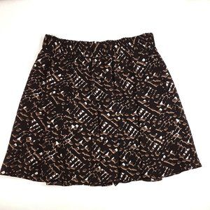 Alfani full skirt elastic waist lined (E599)